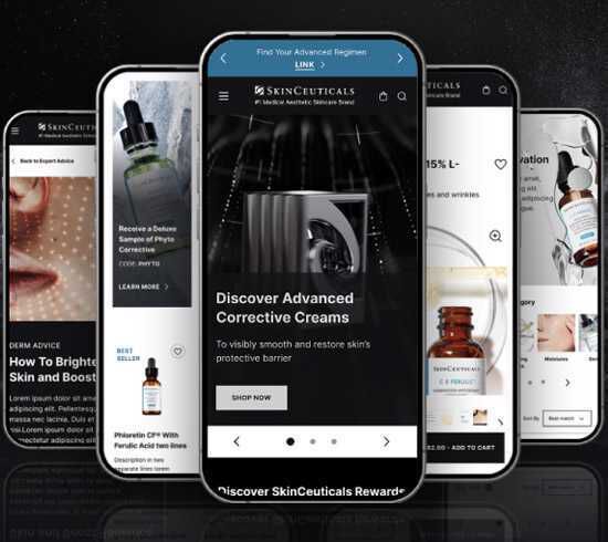 SkinCeuticals Website Image