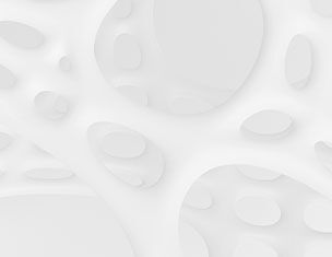 Abstract white texture with organic,Curvilinear shapes and varying oval openings, creating a modern, airy feel.