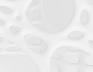 Abstract white texture with organic,Curvilinear shapes and varying oval openings, creating a modern, airy feel.